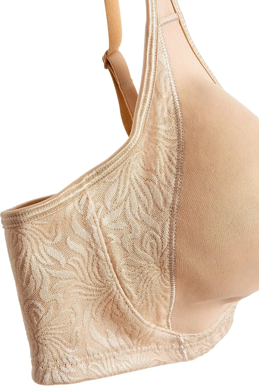 Playtex Women's Smoothing Wireless Bra, 18 Hour Plus-Size T-Shirt Bras Available, No Show, 4049