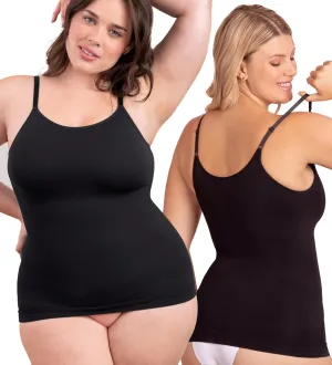 SHAPERMINT Womens Tops - Scoop Neck Cami Body Shaper for Women, Shapewear Tummy Control, Camisole Tank Tops for Women