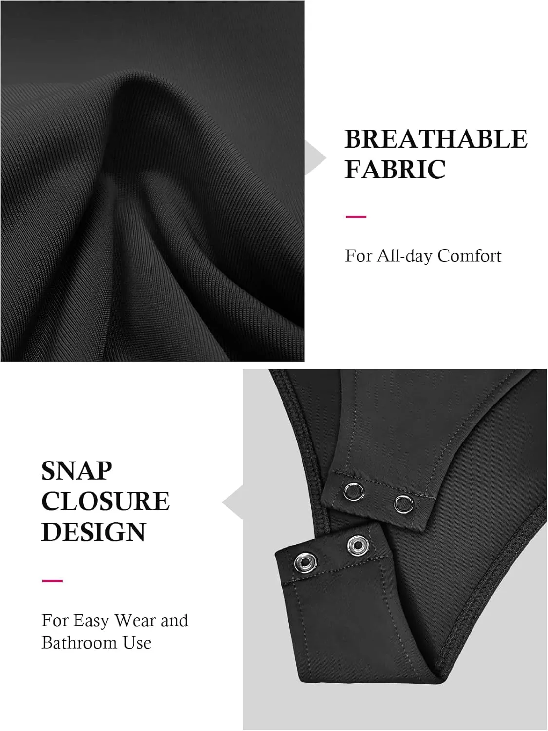 speerise Sexy Halter Bodysuit for Women Sleeveless Tank Tops Racerback Thong Bodysuit with Snap Closure