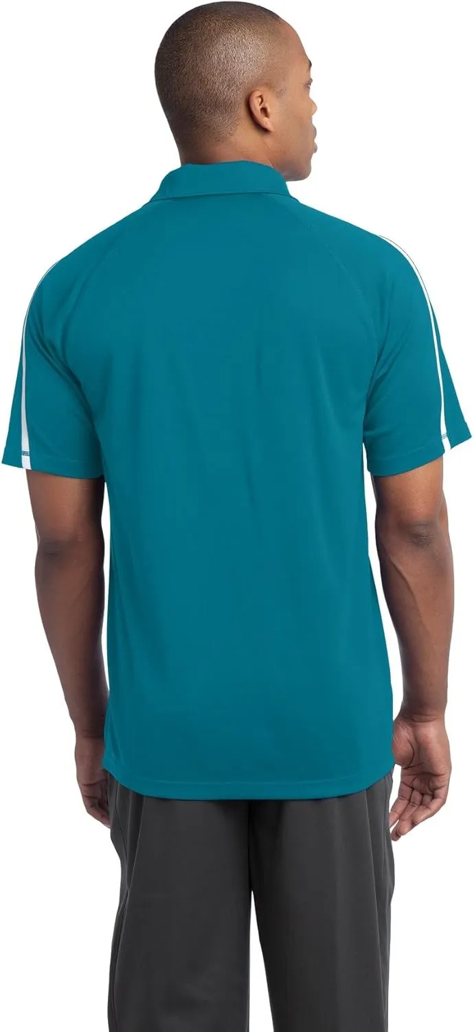 SPORT-TEK Men's PosiCharge Micro Mesh Colorblock Polo