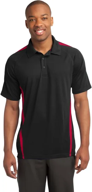 SPORT-TEK Men's PosiCharge Micro Mesh Colorblock Polo