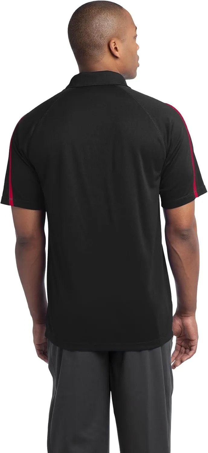 SPORT-TEK Men's PosiCharge Micro Mesh Colorblock Polo