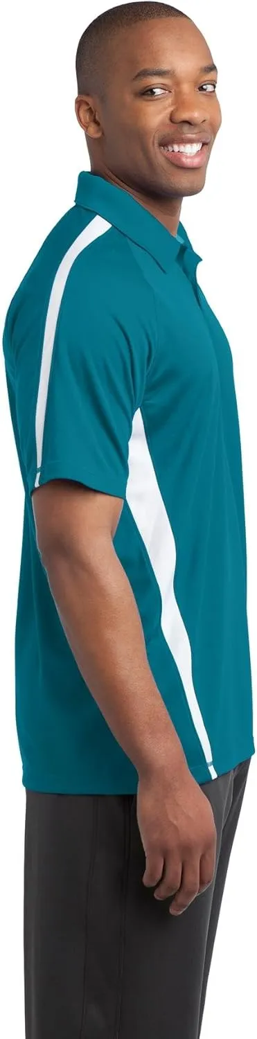 SPORT-TEK Men's PosiCharge Micro Mesh Colorblock Polo