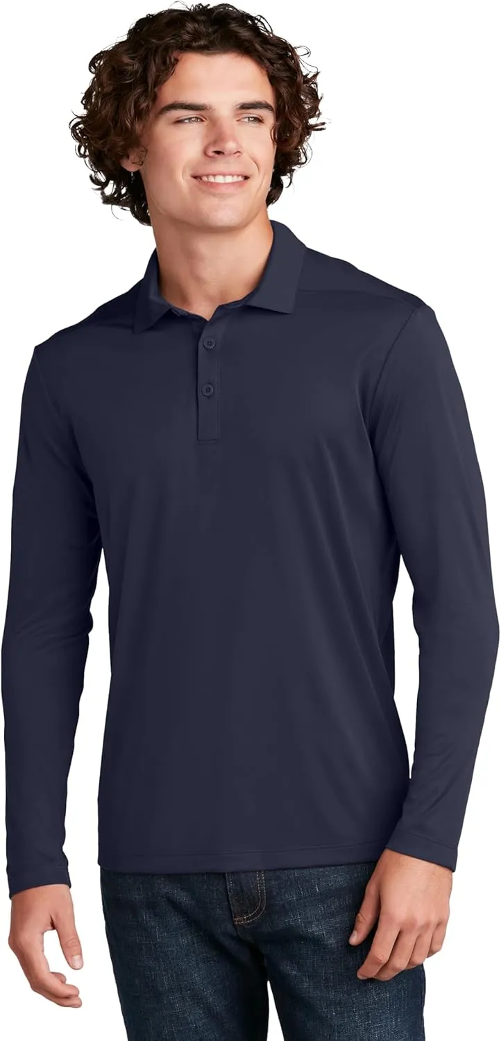 SPORT-TEK Posi-UV Pro Long Sleeve Polo ST520LS