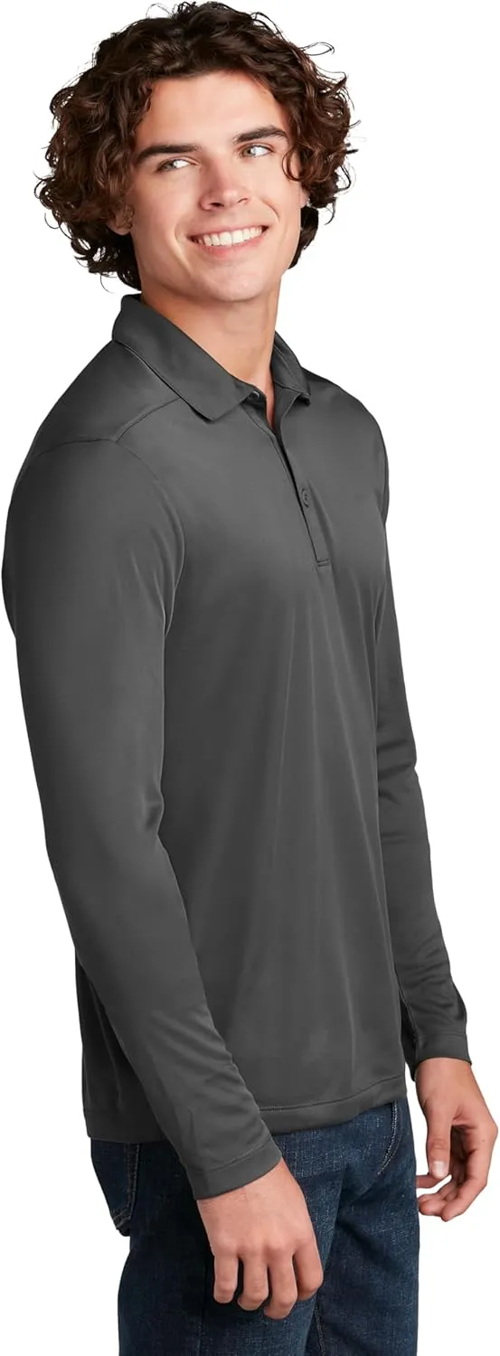 SPORT-TEK Posi-UV Pro Long Sleeve Polo ST520LS