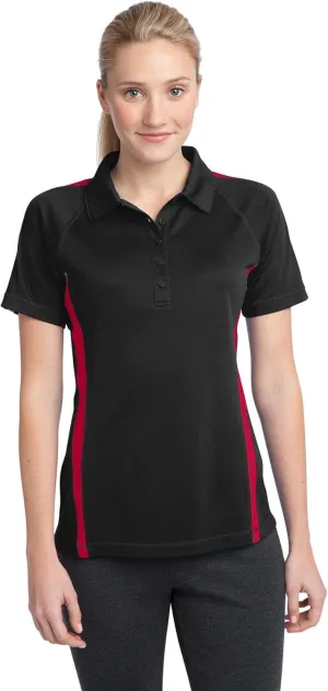 Sport-Tek Women's Micro Mesh Colorblock Polo Shirt