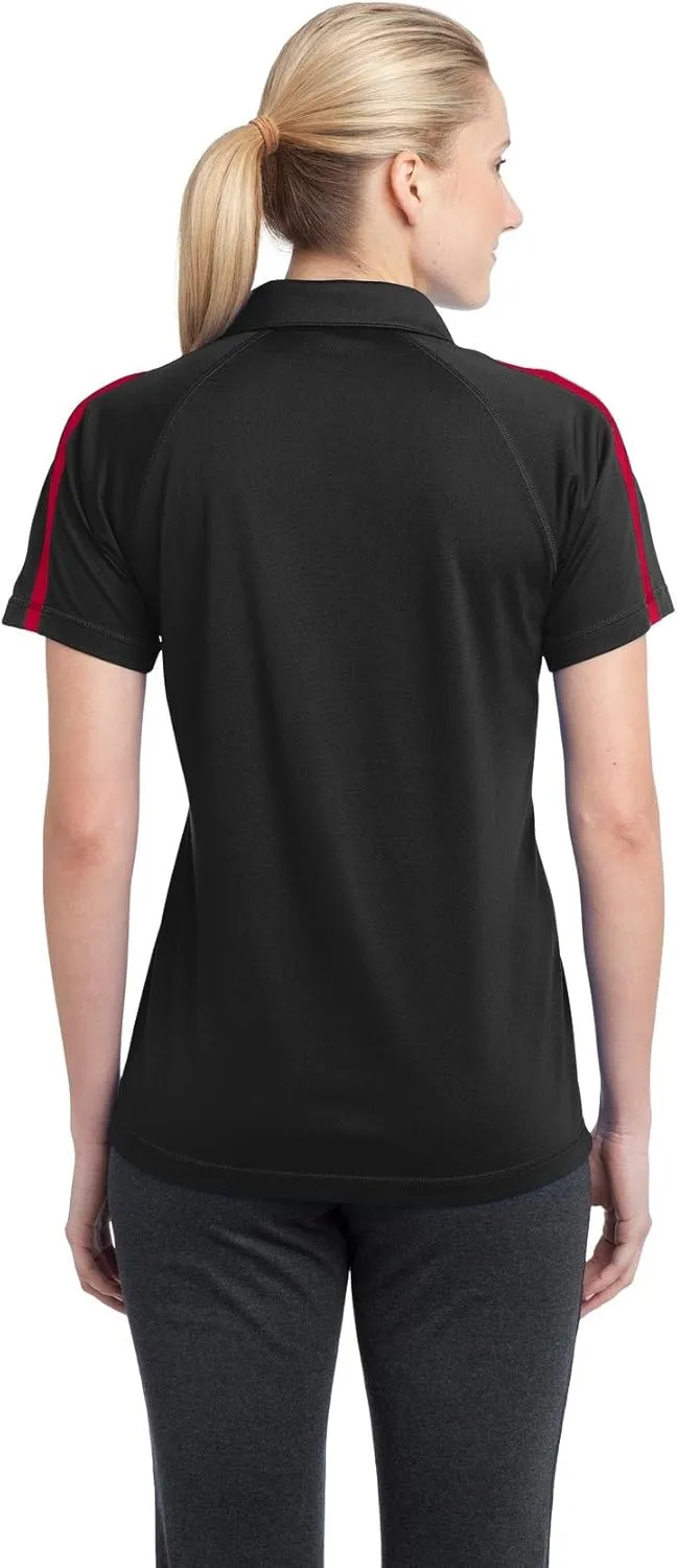 Sport-Tek Women's Micro Mesh Colorblock Polo Shirt