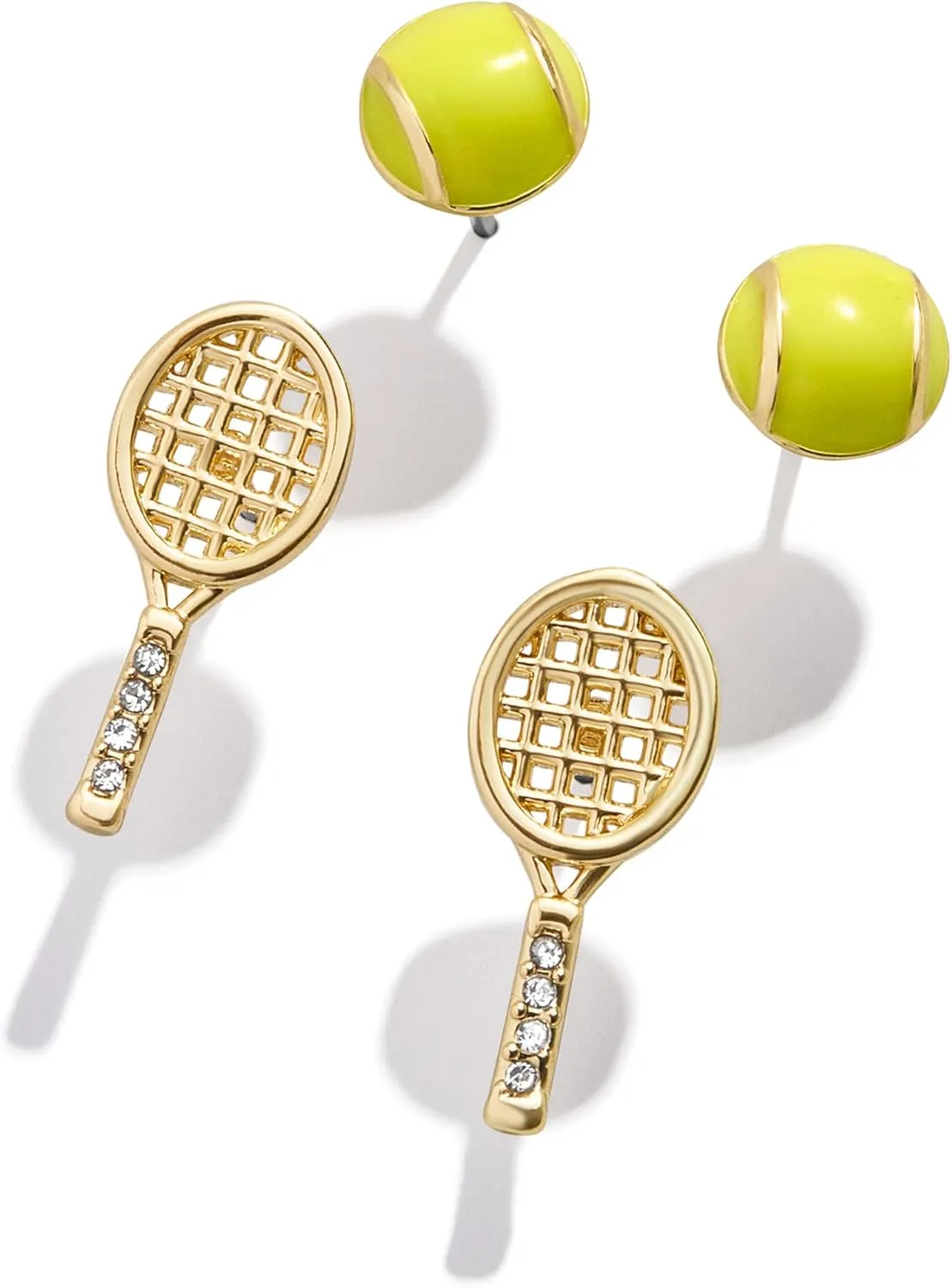 Sport-Themed Statement Earrings, Novelty Stud Earrings for Women, Costume Jewelry