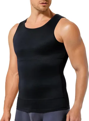 TAILONG Compression Shirt Men Shapewear Slimming Body Shaper Vest Compression Tank Top Undershirt