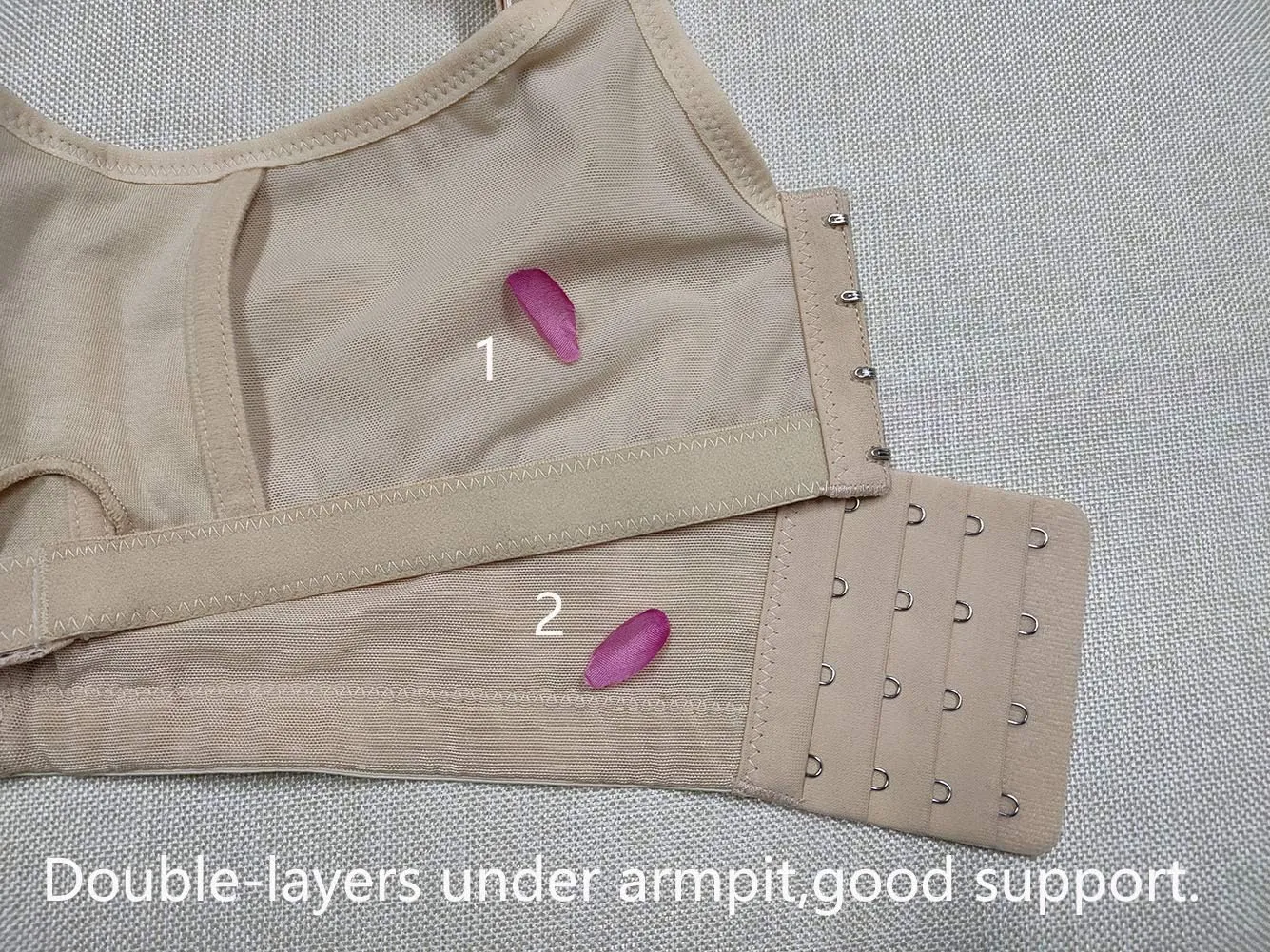 Women Everyday Bra for Mastectomy Silicone Breast Inserts
