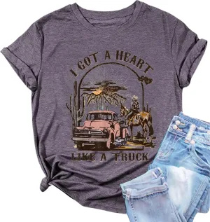 Women Vintage Rock Band Shirts Country Music Shirts Graphic Tees Concert Outfit Short Sleeve Tops