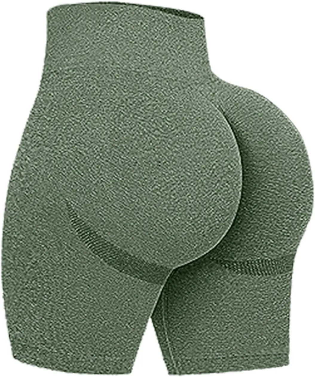Yoga Shorts for Women Lightweight High Rise Bike Shorts Butt Lifting Tummy Control Ruched Booty Yoga Short Pants